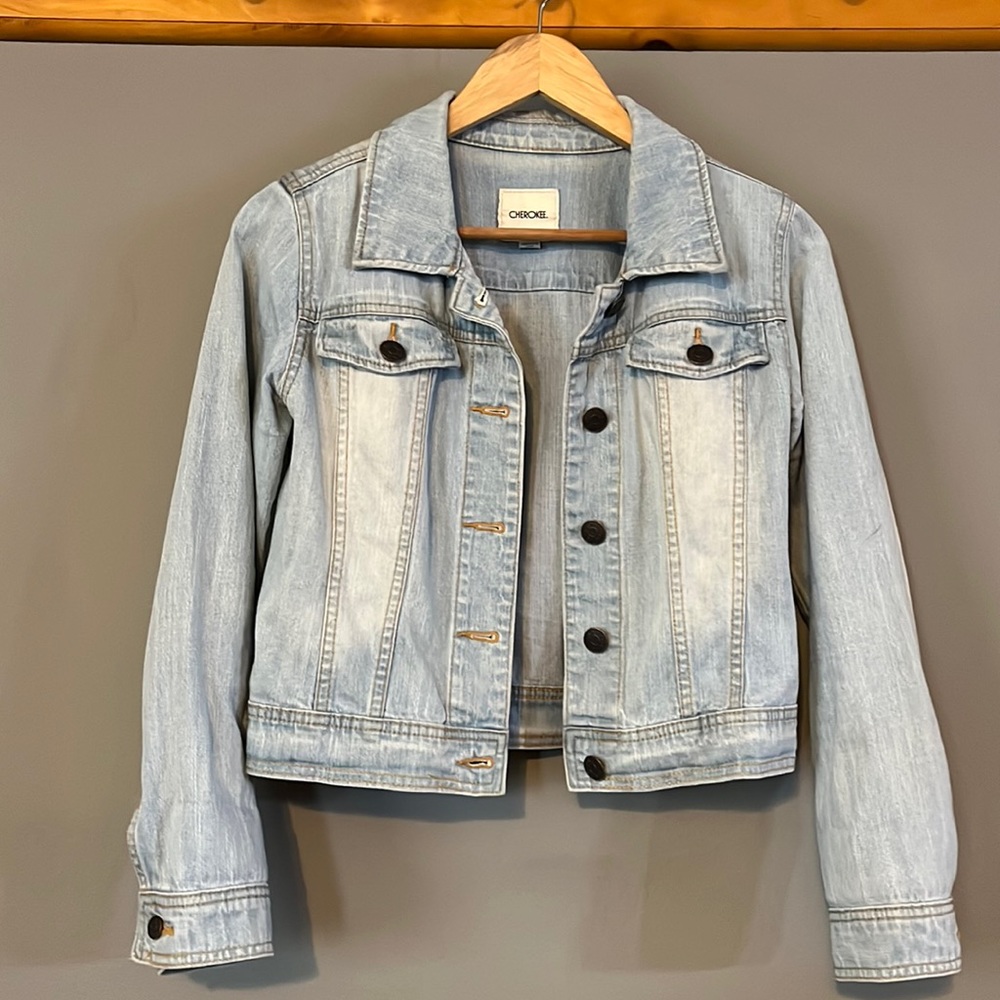 Cherokee light denim jacket youth Large